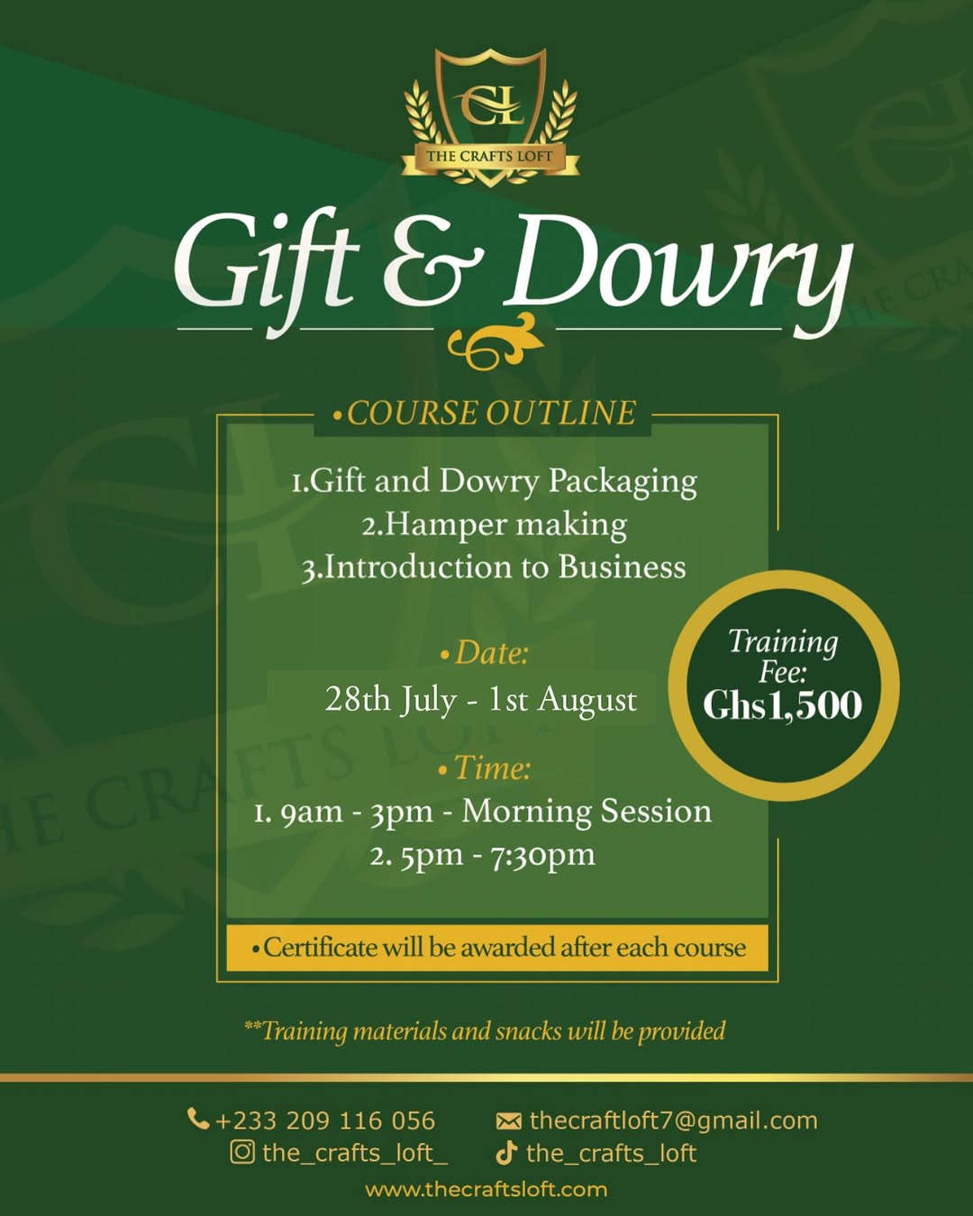 Classesstartsoon!Getyourselforalovedoneregistered.Wehavedifferentcoursesyoucantake